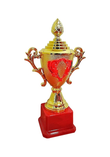 Avessa H11-23a Kupa Kırmızı Zemin 28 Cm Altın