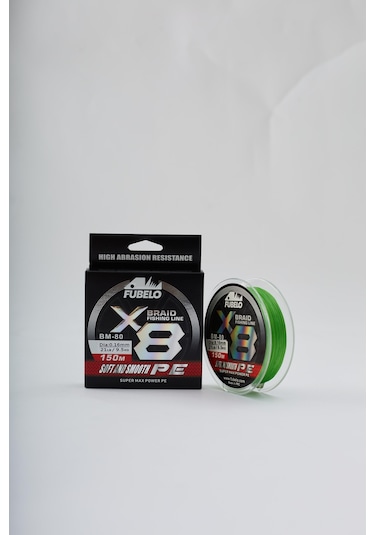 Fubelo Braid Line 8x Green 0.16 Mm - Standart