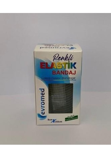 Evromed Elastik Bandaj 8 Cm X 150 Cm Koyu Yeşil