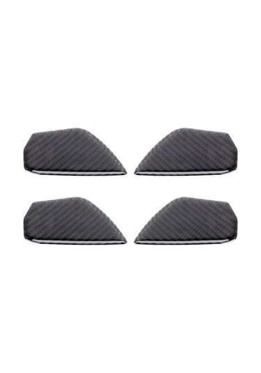 Karbon Fiber İç Kapı Kolu Kase Kapağı Trim Çıkartmaları Honda Civic 10th Gen İçin Dekoratif Etiket 1 Adet