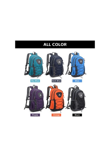 Weikani Açık Havada Yürüyüş Sırt Çantası 20l Su Geçirmez Kamp Turuncu