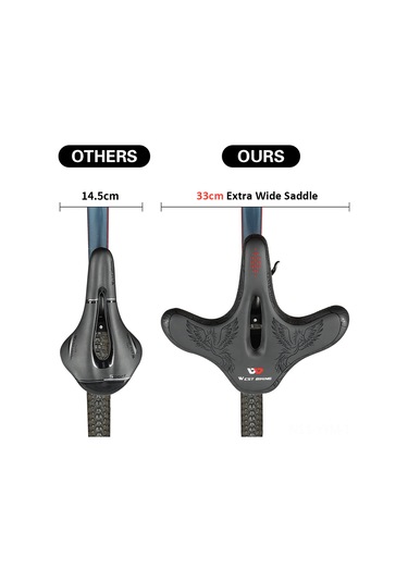 Geniş Bisiklet Yastığı Rahat Dağ Bisikleti Yastık Pedi Su Geçirmez Bisiklet Koltuğu Yastığı Erkekler Ve Kadınlar İçin Yol Mtb Çok Renkli