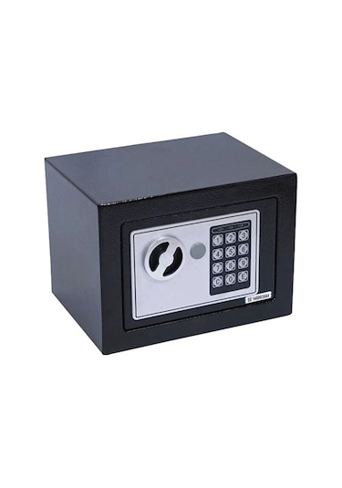 Elektronik Mini Kasa Siyah Para Kasası