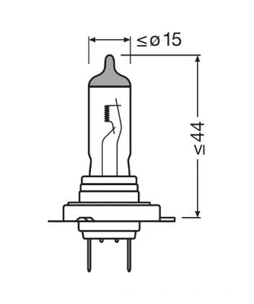 H7 Cbn - İkili Kutu 64210cbn-2hb 55w 12v Px26d5x2trqr2bosram Ampul
