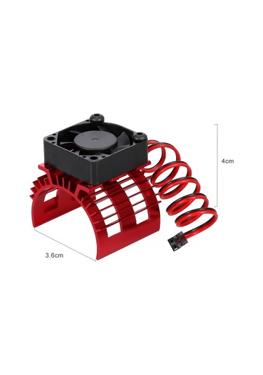 Hombey Soğutma Fanlı Motor Soğutucu, Wltoys A959-b A979-b 144001 124019 Uyumlu, 1/12 1/14 1/18, Mavi