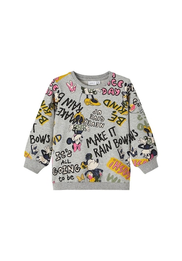 Name It Disney Gri-melanj Kız Çocuk Sweatshirt 13221136 001