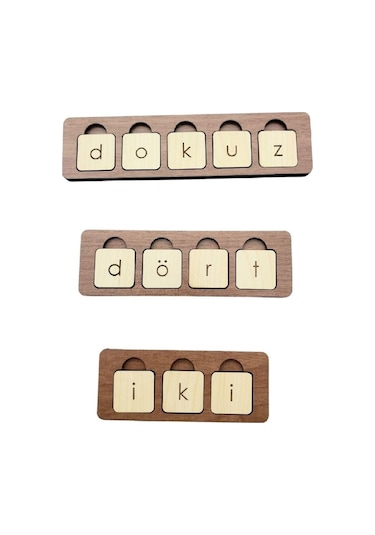 İngilizce ve Türkçe Harflerle Kelime Oluşturma Alıştırma Oyunu