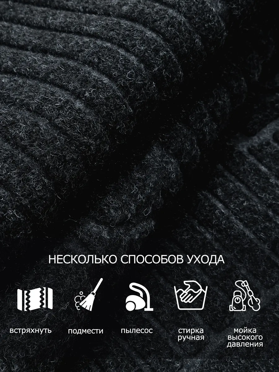 Home Nikki Kapı Önü Paspası, Kauçuk, 60x90 274416086 Siyah