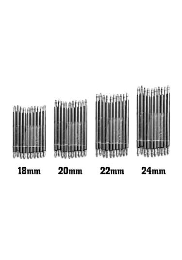 Paslanmaz Çelik Saat Pimi Yaylı Susta 40 Adet Karışık