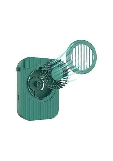 Ambition Mini Fan Yapraksız Fan Usb Şarj Bel Asılı Yapraksız Fan
