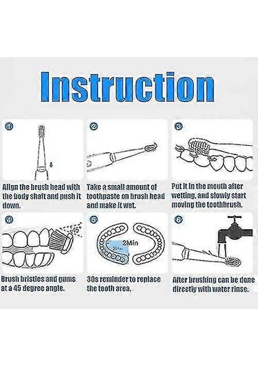 Sonic Elektrikli Diş Fırçası Usb Hızlı Şarjlı Su Geçirmez Diş Fırçası