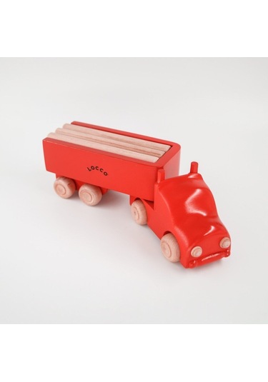 Ahşap Tır Kırmızı