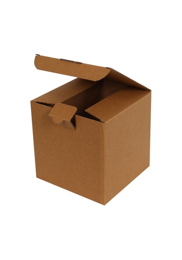 Kraft Kilitli Kargo Kutusu / Ebat: 14x14x14 cm (100 adet)