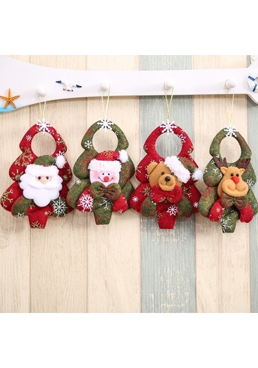 Ulzyvf Sevimli Noel Süsleri: Yıkanabilir Santa Ve Kar Adamı Figürleri