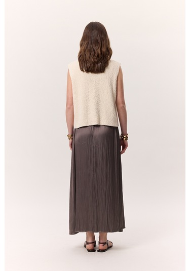 Crush Saten Etek Vizon Vizon