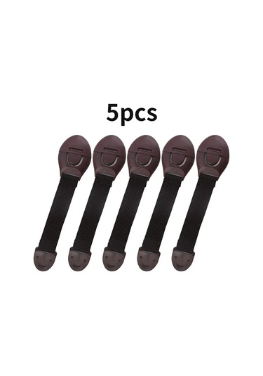 Çocuk Güvenliği Dolap Kilidi Güvenlik Koruma Çekmece Kapı Dolap Kilitleri Plast 5pc-coffee 5pc-coffee Çok Renkli