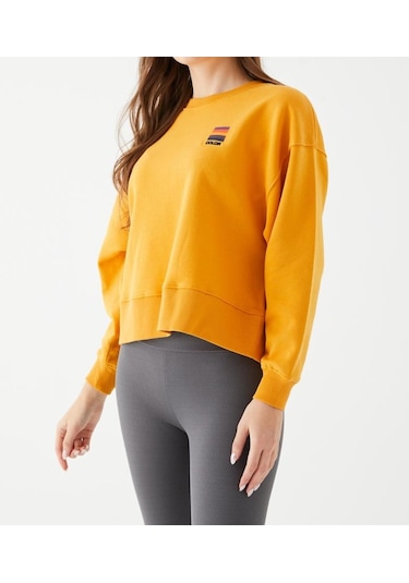 Eylül Moda Kadın Hardal Oversize Sweat Hardal