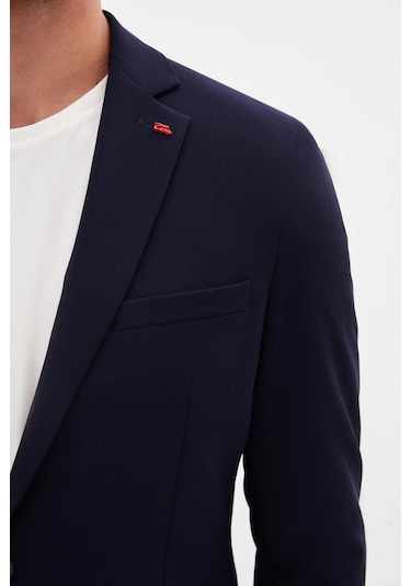 Twn Slim Fit Lacivert Düz Takim Elbise 4ec05e301545m 101