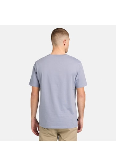 Timberland Kennebec River Linear Logo Erkek T-shirt-32655 Gri