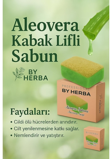 By Herba Kabak Lifli El Yapımı Aloevera Sabun