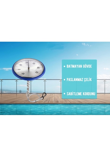 Tfa 40.2005 Paslanmaz Yüzer Havuz Termometresi