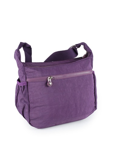 Krinkıl Çok Gözlü Çapraz Kol Omuz Postacı Çantası Mor 116e Mor