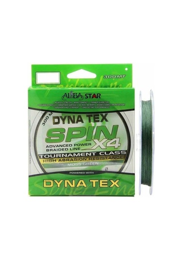 Albastar Dyna Tex Spin 4x İp Misina Green 0.30mm - 300m - 18.16kg