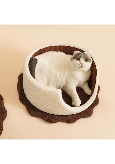 Homyl Kurabiye Yatak Kedi Gizli Yeri, Kapalı Küçük Hayvan Evi