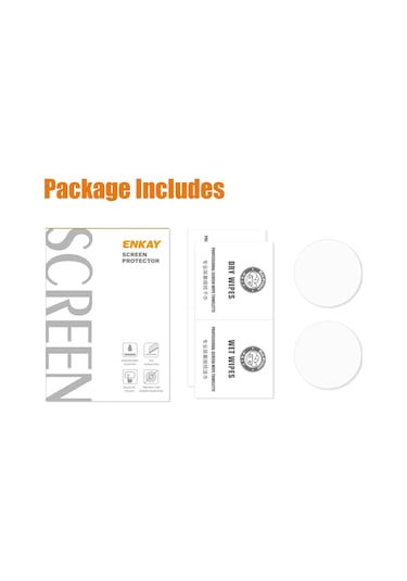 Garmin Fenix 7s İçin 2 Adet Enkay 0.2mm 9h Temperli Cam Ekran Koruyucu Film İzle