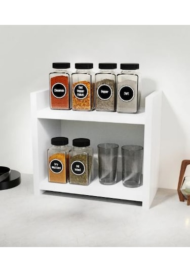 Tezgah Üstü Baharatlık Rafı