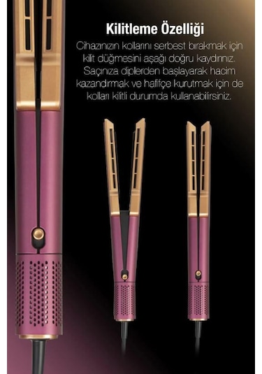 Fantom Jolie Hs 1500 Saç Düzleştirici Mürdüm