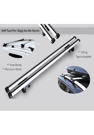 Peugeot Partner Tepee 2008 - 2021 Port Bagaj Bağlantı Çıtası Ara Atkı Yatay 100 - 240 Kg