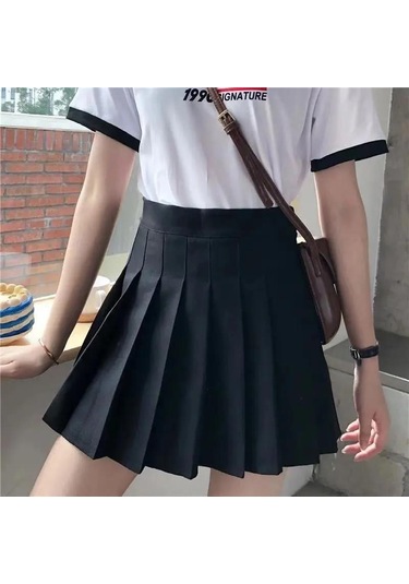 Gri Yaz Kadın Pileli Etekler Bayan Mini Etekler Yüksek Bel Beyaz Siyah Etekler Tatlı Kız Kore Etekler Vintage Etek M Gri Gri Yaz Kadın Pileli Etekler Bayan Mini Etekler Yüksek Bel Beyaz Siyah Etekler Tatlı Kız Kore Etekler Vintage Etek M Gri