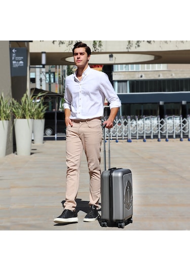 Biggdesign Ocean Gri Orta Boy 24" Valiz Gri