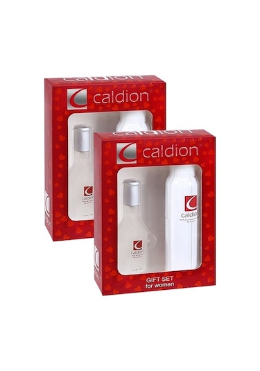 Caldion Kadın Parfüm EDT 2 x 50 ML + Sprey Deodorant 2 x 150 ML