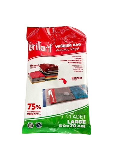 Brillant Vakum Hurç 50 70 Cm 23701 Beyaz