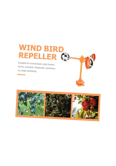 Qianfan 1 Bilgisayar Rüzgar Kuşu Kovucu Kuş Caydırıcı Fırıldak