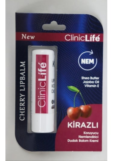 Cliniclife Dudak Bakım Kremi Kiraz