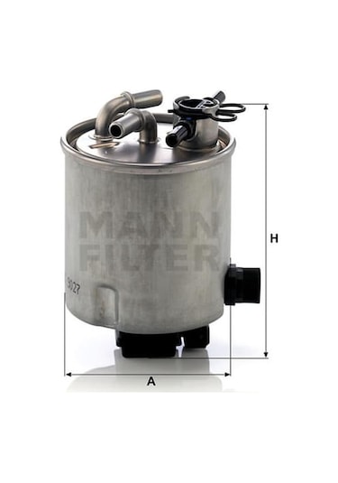 MANN WK9027 Mazot Filtresi Koleos 08- 2.0 DCI / Qashqai 07- 1.5 DCI X-Traıl 07- 2.0 DCI Sensörlü Kapalı Tıp
