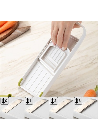 Ceronni Flat Ayarlanabilir Mandolin Dilimleyici Gri Gri