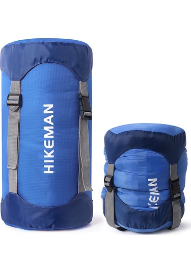 Dış Mekan Uyku Tulumu Sıkıştırma Çantası Mavi M Beden Mavi