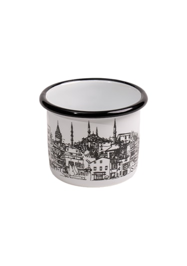 İstanbul Silüet Emaye Bardak 330 Ml No:89