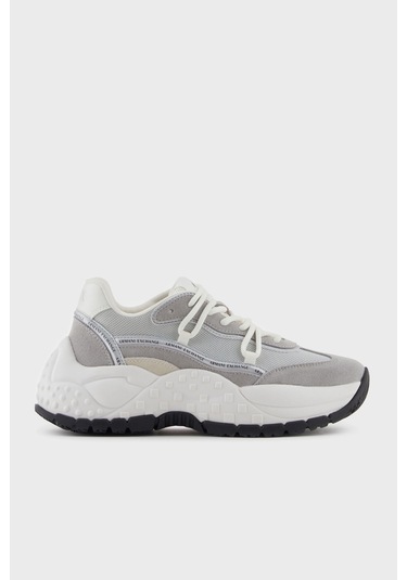 Armani Exchange Bayan Ayakkabı Xw001627 Af17447 Mz293 Gri-beyaz Gri-beyaz