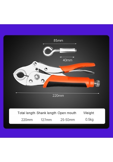 Sones Zemin Isıtma Pensesi Manuel Isıtma Borusu Sökme Temizleme Kurulum Pensesi, Model: 4/6 Nokta Hepsi Bir Arada