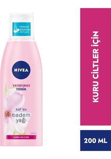 Nivea Yatıştırıcı Tonik Badem Yağı Kuru Ciltler 200ml