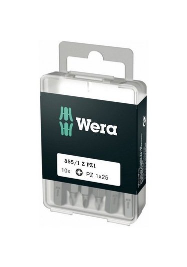 Wera 855/1 Z Pozidriv Bits Uç 25mm Pz1 10 Adet 05072403001