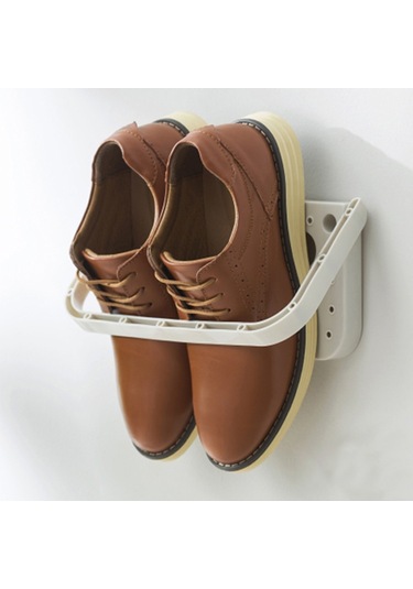 Sones Vakumlu Kupa Çok Fonksiyonlu Katlanır Duvar Askılı Terlik Depolama Rafı Pembe