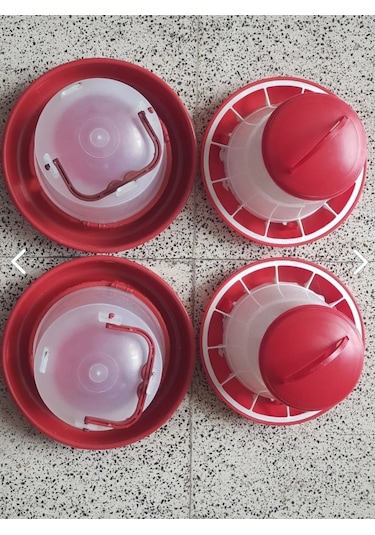 Nurdağ Hırdavat Civciv Yemlik 2 Adet 1.3 Kg Civciv Suluk 2 Adet 1.3 L