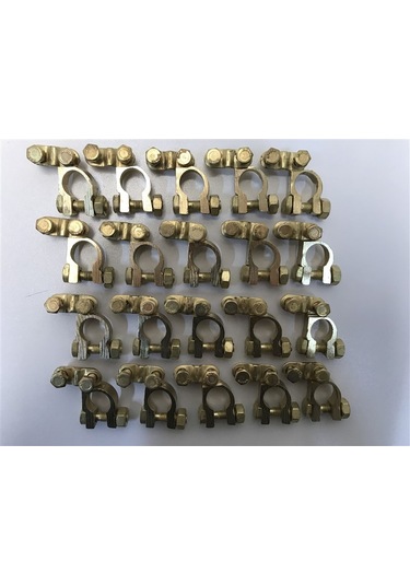 Akü Kutup Başı + - 20 Li Set Pirinç Hhy-889