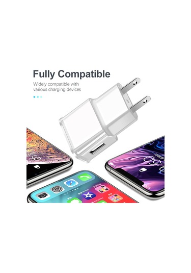 Usb Şarj Cihazları 1a 2a Duvar Hızlı Şarj Kafası Cep Telefonu Ab Abd Tak Şarj Adaptörü Samsung İphone Uyumlu Telefon Şarj Gücü